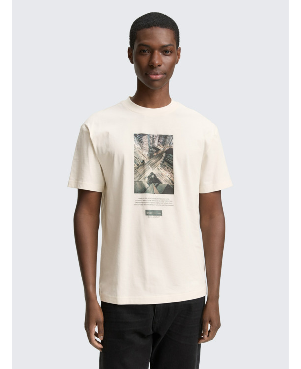 Ontspannen T-shirt met fotoprint