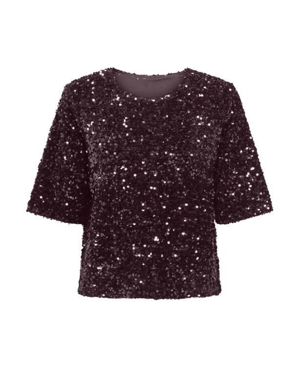 Regular Fit O-Neck 2/4 Sleeves (2/4) Regular fit blouse voor speciale gelegenheden met 2/4 mouwen