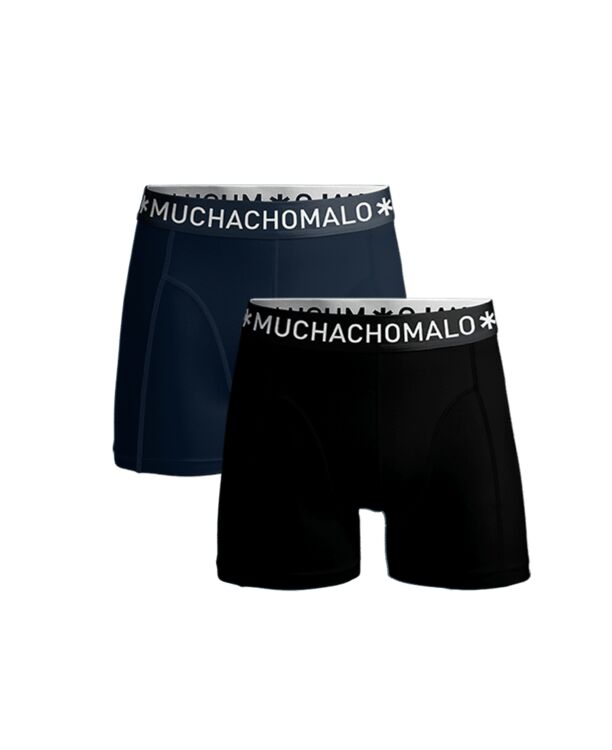 Men 2-Pack Boxer Shorts  Solid