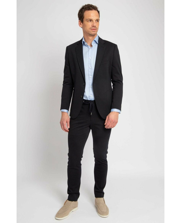 Suitable Jersey Suit Navy