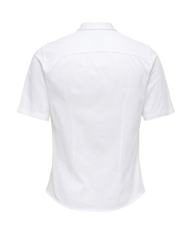 Slim Fit Overhemdkraag Korte Mouwen (K/M) Heren