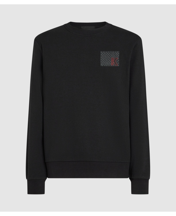 K LOGO WOVEN LABEL SWEATSHIRT