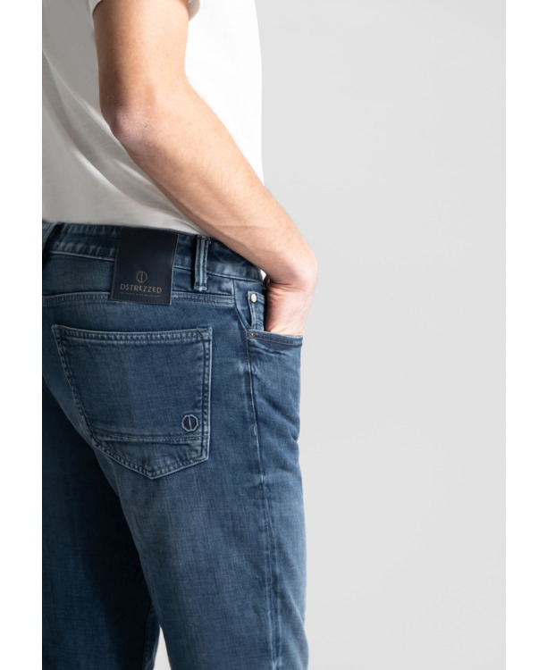 Dstrezzed Heren Denim Broek Dusty Grey Blue Sir B