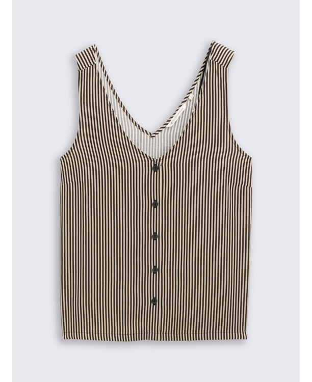 Top met knoopsluiting