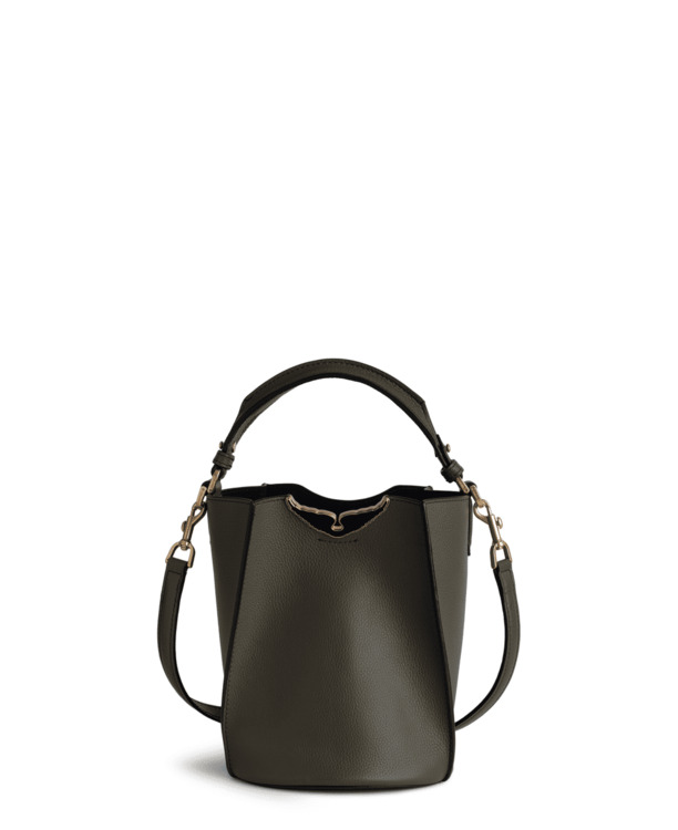 BORDERLINE BUCKET GRAINED LEAT