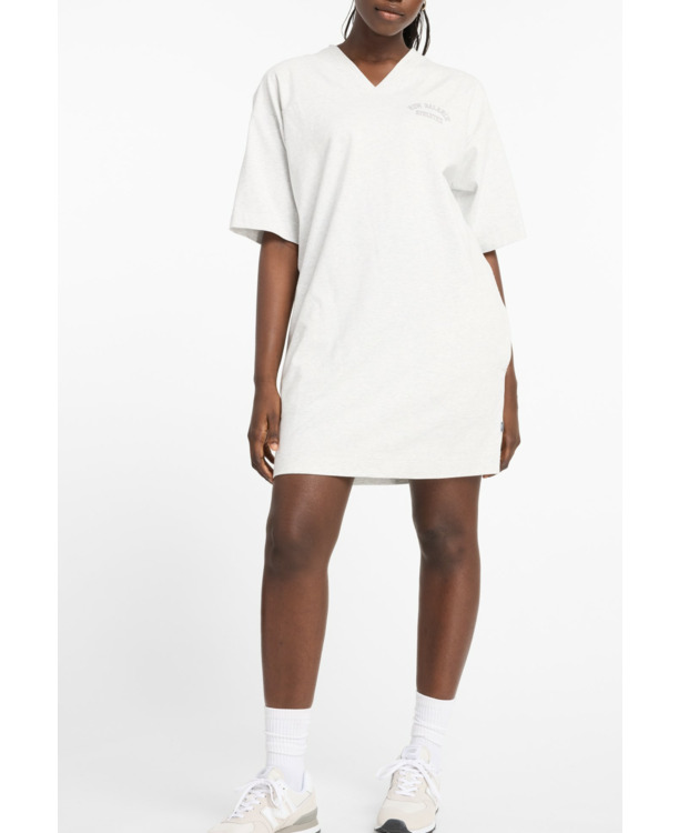 Woman Essentials Stacked Logo French Terry Graphic Dress Apparel