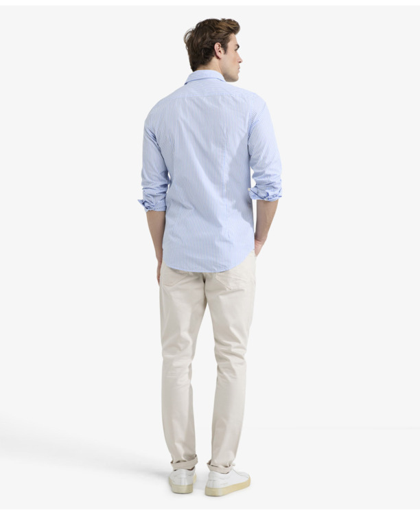 Stripe Shirt 100% Cotton Heren