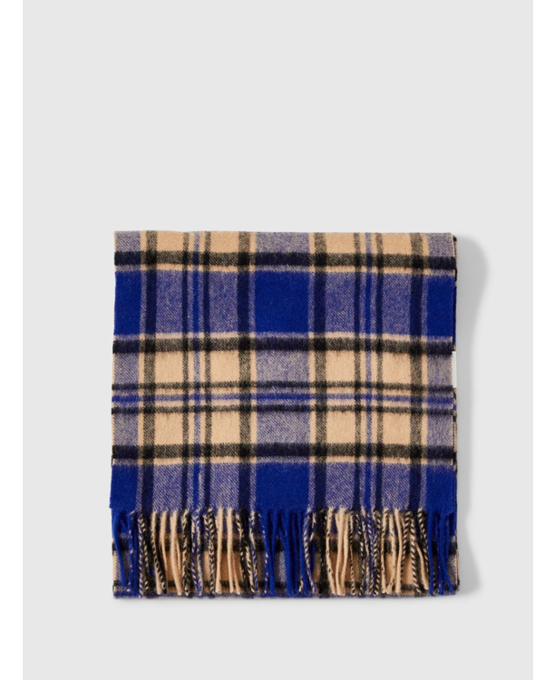SLMTOPE WOOL CHECK SCARF