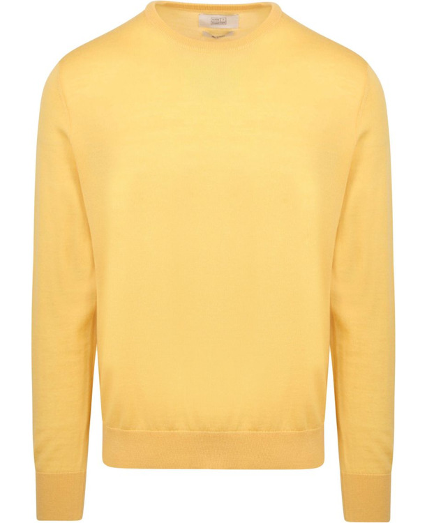 King Essentials The John Pullover Merino Geel