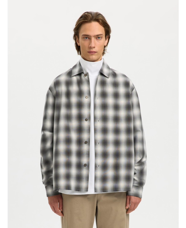 Relaxed Fit Shirt Collar Long Sleeves (L/S)