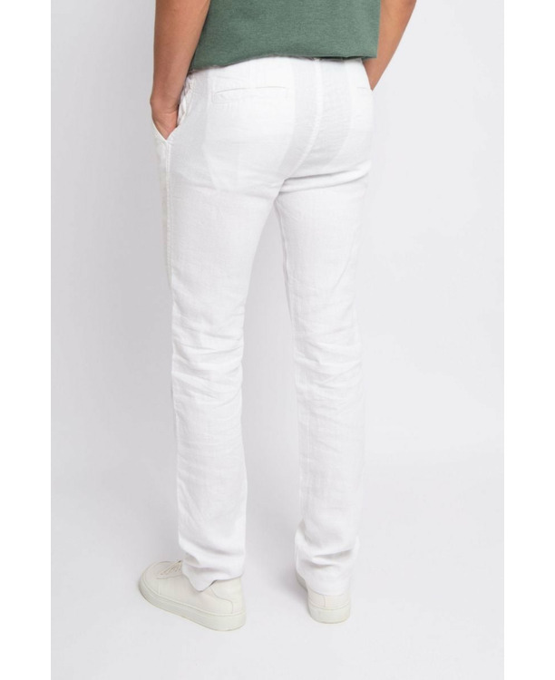Suitable Chino Linnen Wit