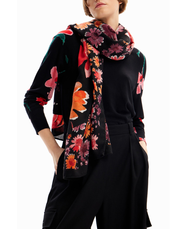 GEKKE PAPAVERBLOEM RECHTHOEK