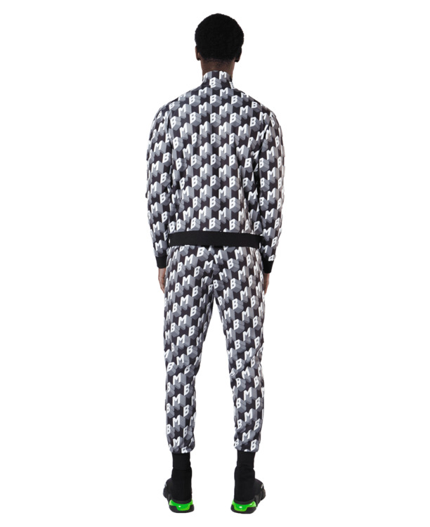 ALL OVER ORANGE BAGDE TRACKSUIT MEN