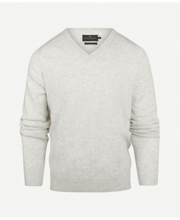 Lambswool V- neck Sweater