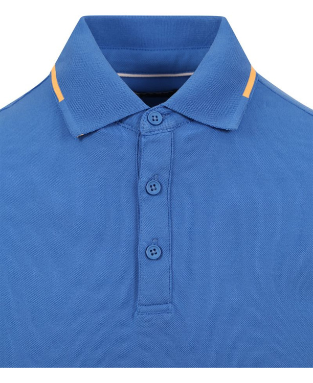 Suitable Fluo B Polo Blauw