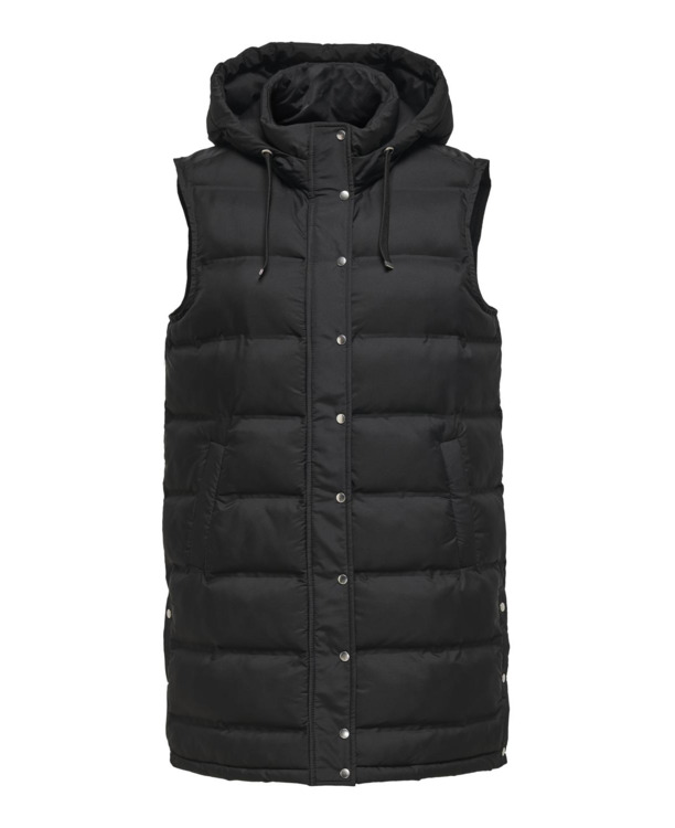 ONLY Dames Hoge Kraag bodywarmer met Capuchon