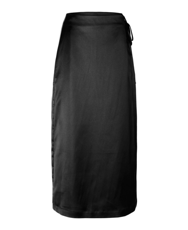 SLFKAMILLA SATIN ANKLE WRAP SKIRT D