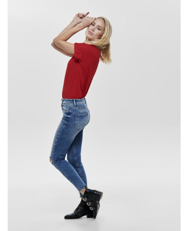 Regular Fit O-Neck Short Sleeves (S/S) Regular fit top met ronde hals en korte mouwen