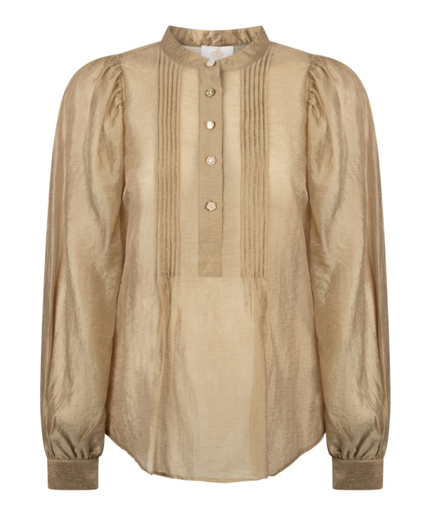 Aaiko Dames Top trench coat top 75% Tencel 25% polyamide