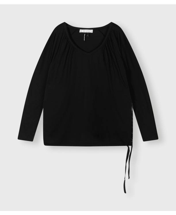 tie long sleeve tee