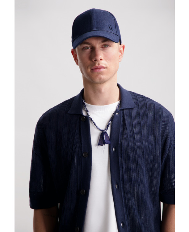 Dstrezzed Heren Denim Accessoires Baseball Cap Blauw