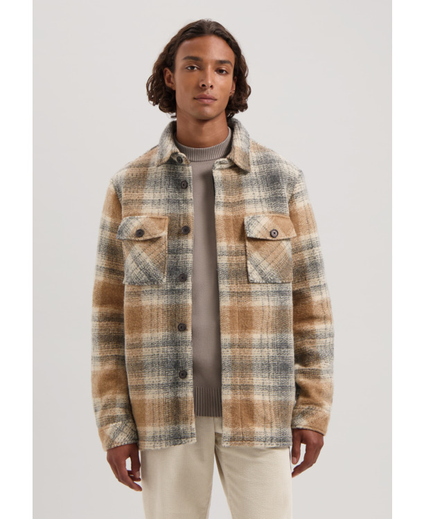 Dstrezzed Heren Geruit Overhemd Teppe