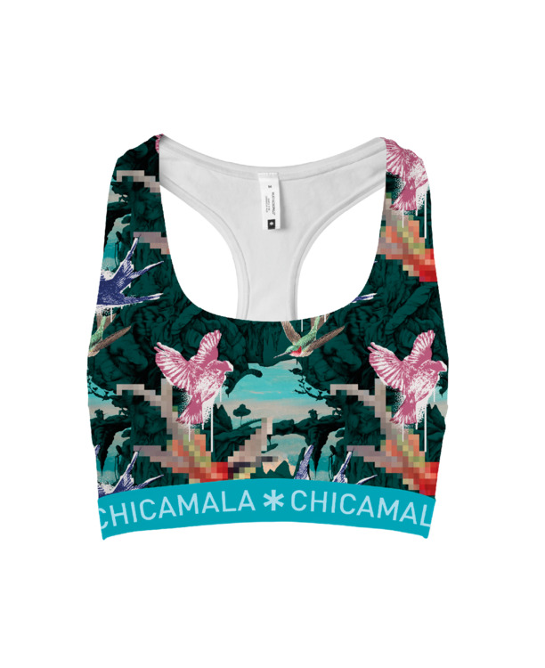 Meisjes 1-pack racer back Print Print