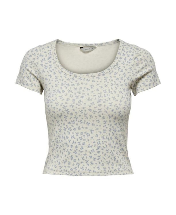 Regular Fit U-Neck Short Sleeves (S/S) Regular fit U-hals top met korte mouwen
