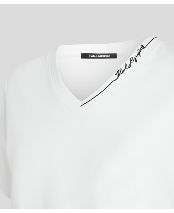 LINE SIGNATURE V-NECK T-SHIRT