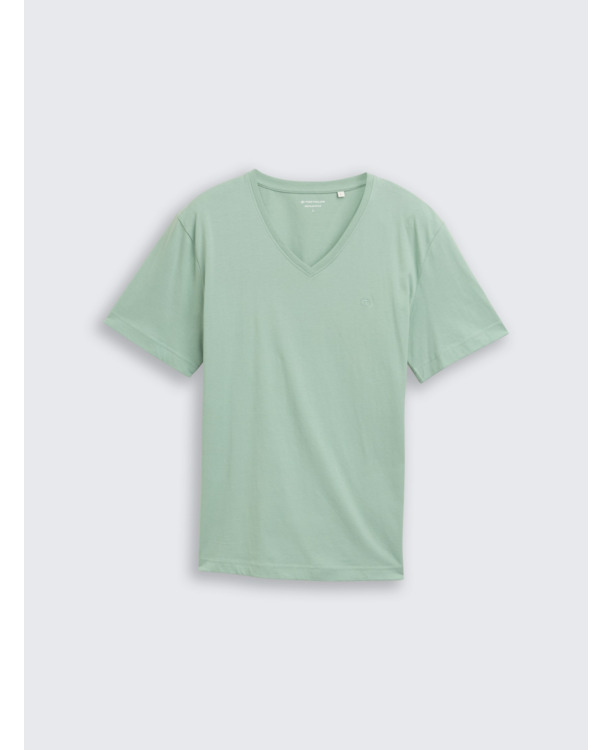 Basic T-shirt met V-hals