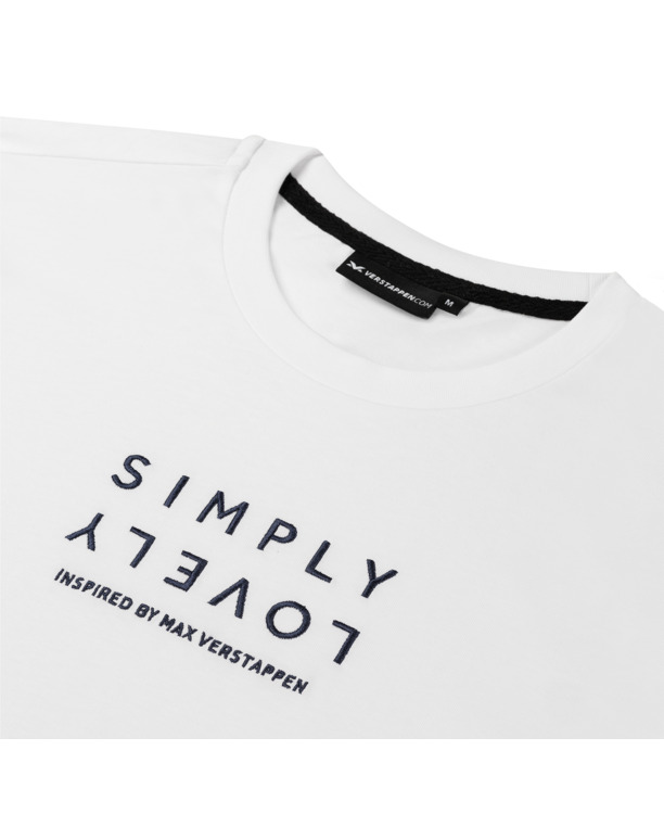 MV T-Shirt - Wit - Simply Lovely - Max Verstappen