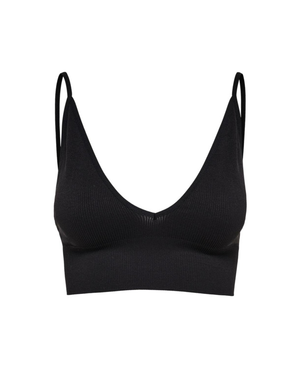 ONLVICKY RIB SEAMLESS VNECK TOP NOOS ACC