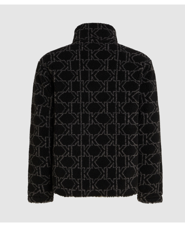 MONO JACQUARD FLEECE JACKET