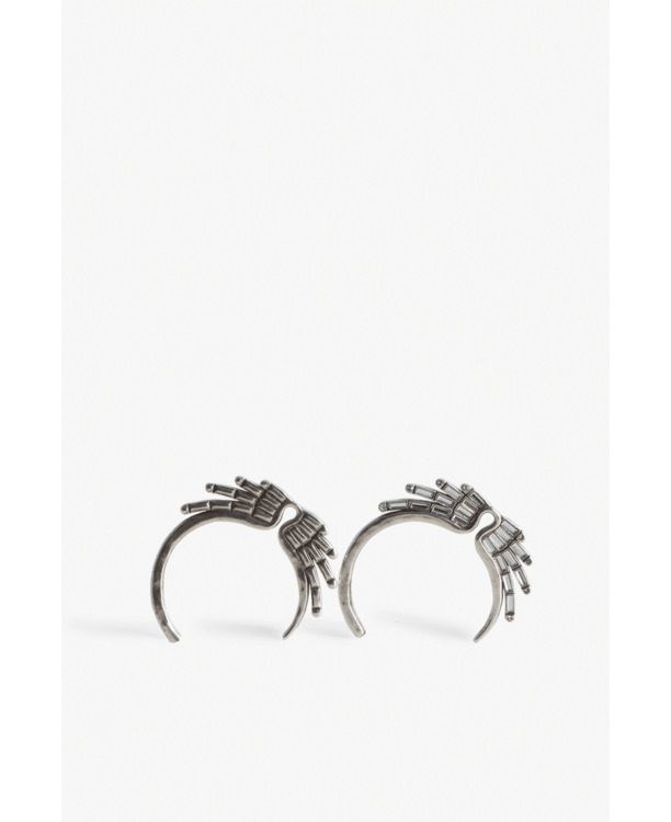 ROCK STAR HOOP EARRING