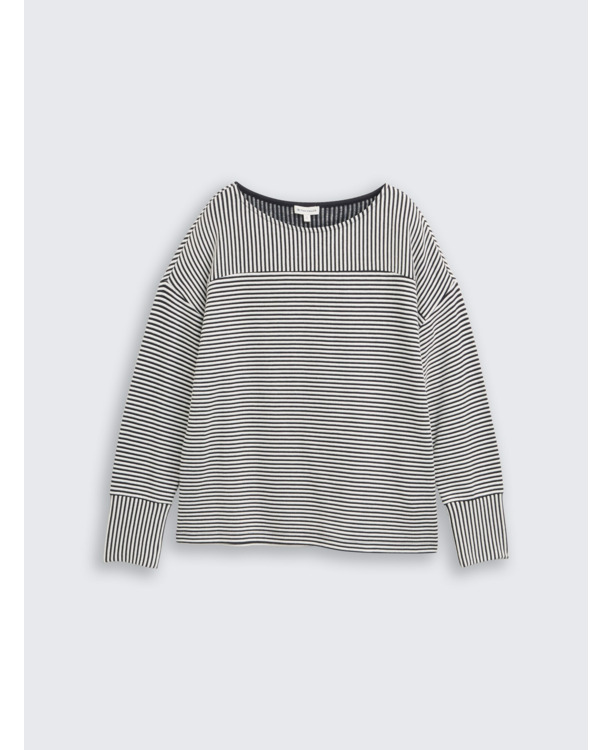Sweatshirt met voetenbank structuur