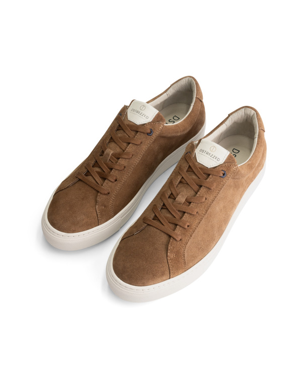 Dstrezzed Heren Basic Lage Sneakers Wit