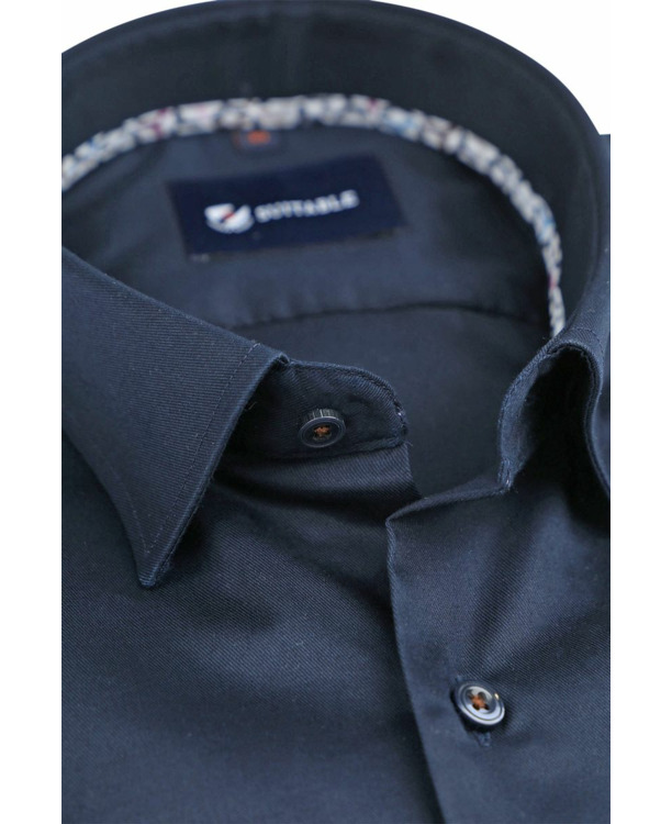Suitable Overhemd Navy 270-5