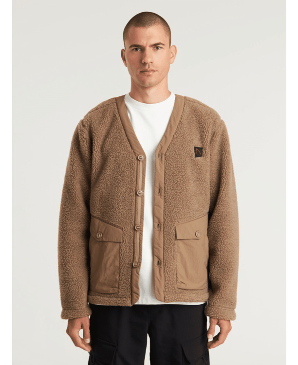 Chasin Heren Lange Mouw Shirt Karo Fleece