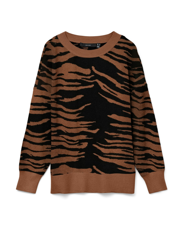 VMNANCY LS O-NECK LONG PULLOVER BOO