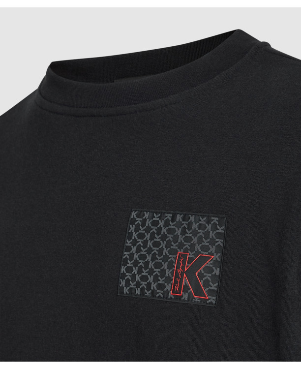 K LOGO WOVEN LABEL SWEATSHIRT
