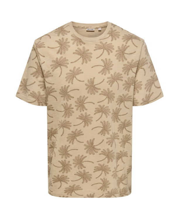 ONSMALDINI AOP REG. SS AOP TEE