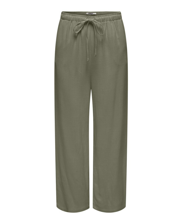 Straight Fit Straight fit basic broek met middelhoge taille