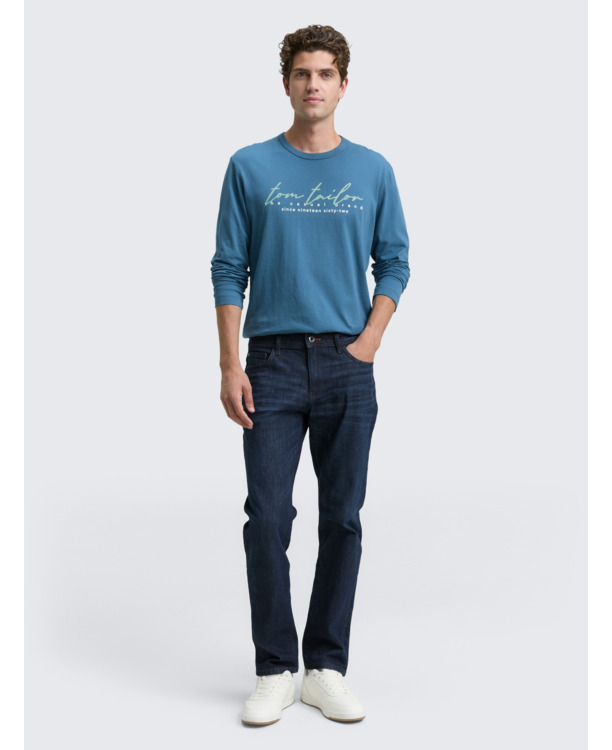Shirt met lange mouwen en logoprint