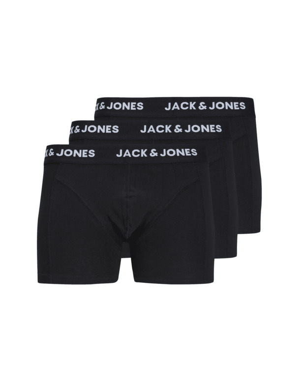 JACANTHONY TRUNKS 3 PACK BLACK