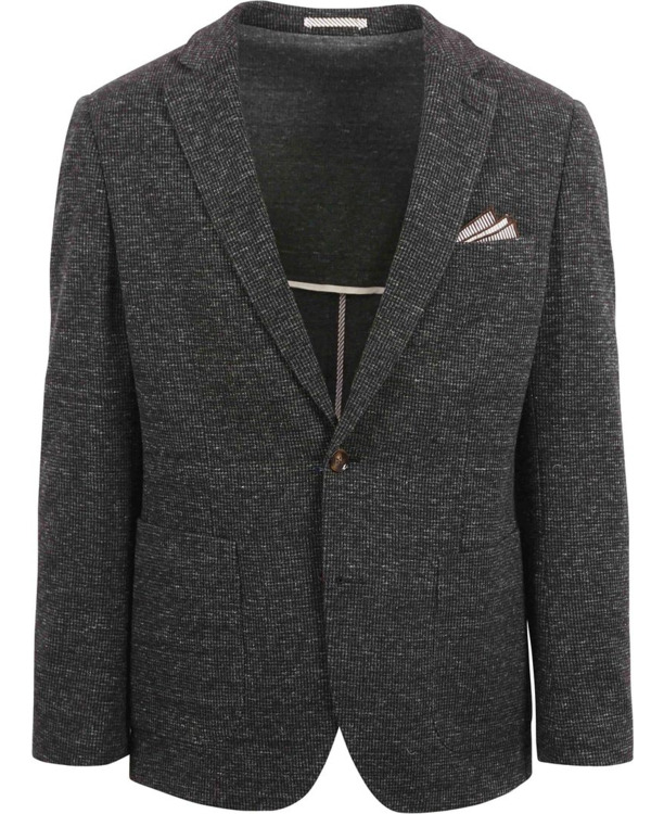 Suitable Colbert Fame Pied de Poule Antraciet