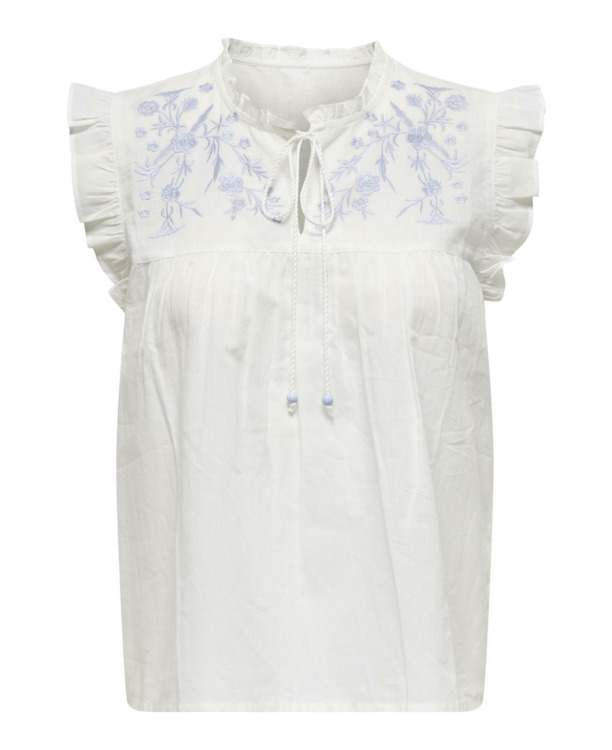 Regular Fit V-Neck Sleeveless (S/L) Mouwloze top met V-hals in normale pasvorm
