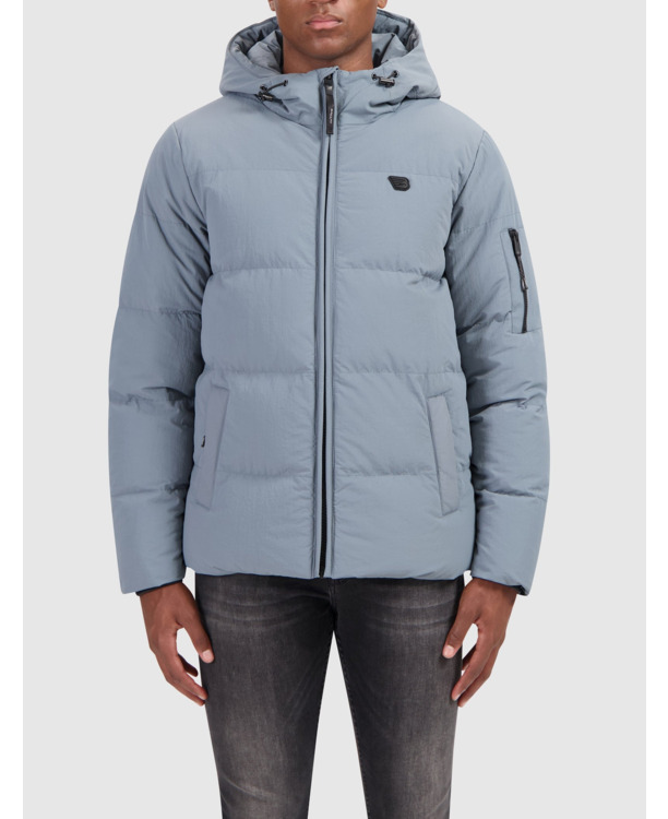 Logo Badge Padded Jacket 100% Nylon Men