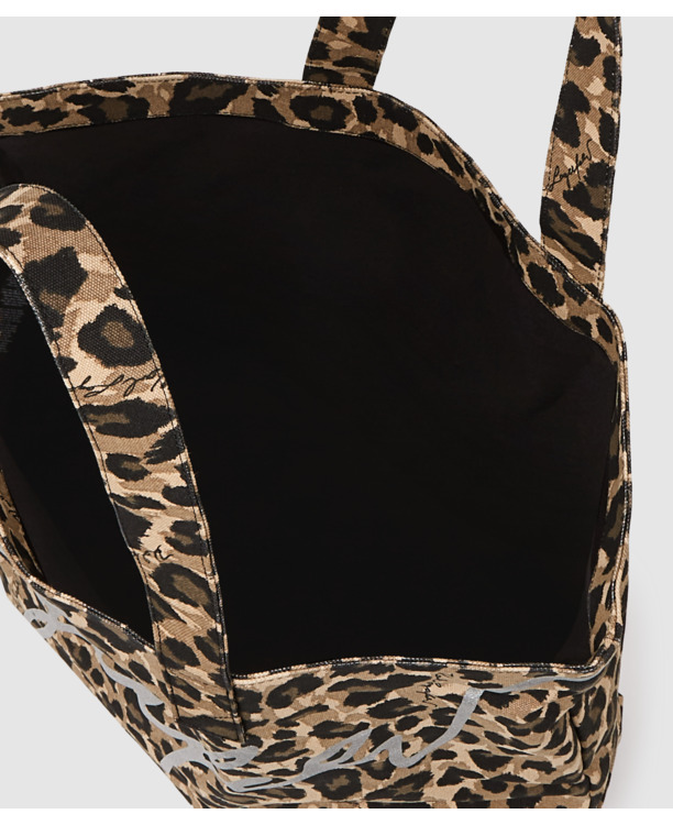 K/STYLE LEOPARD SHOPPER