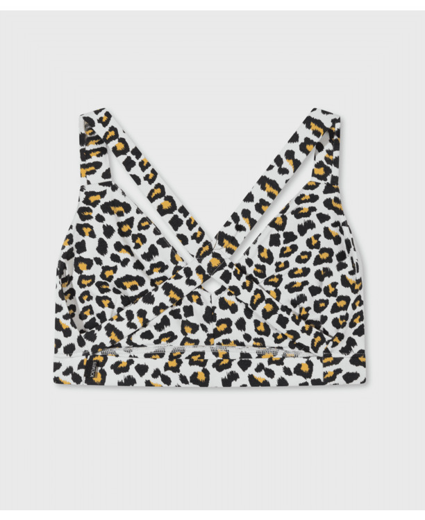 sporty bra leopard