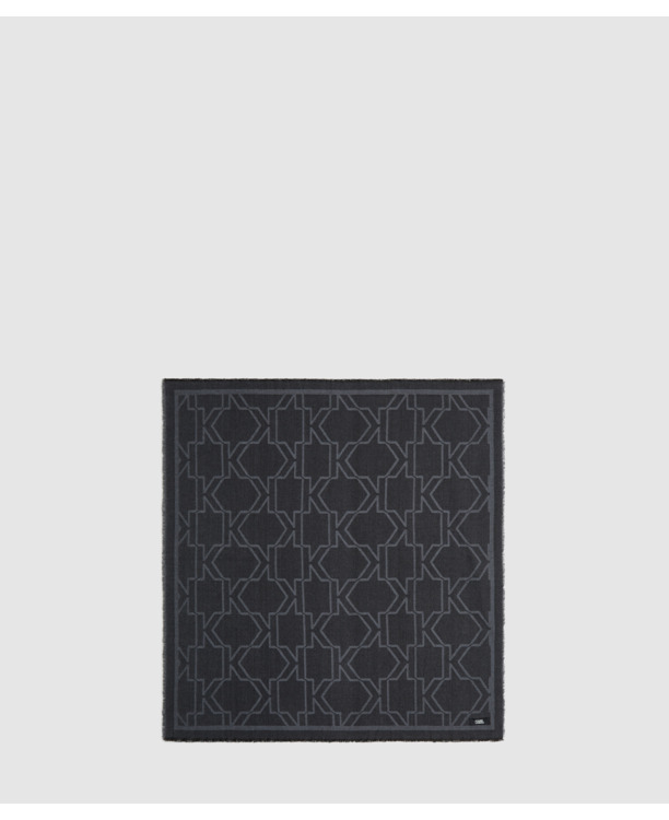 K/STYLE MONOGRAM SCARF